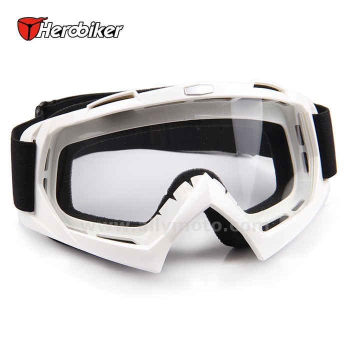 160 Motorcycle Off-Road Goggles Winter Skate Sled Atv Eyewear Motocross Dh Mtb Glasses Single Lens Clears@3